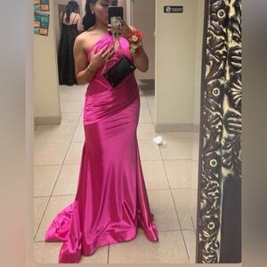 Pink prom dress
